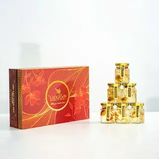Hình ảnh Combo hộp quà 10 hũ yến chưng tươi