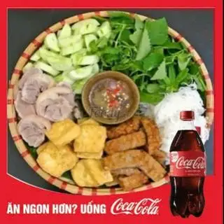 Hình ảnh Bún đậu Đầy đủ + cocacola hoăc pepsi