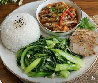 Hình ảnh Cơm cá tép kho