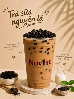 Hình ảnh Trà Sữa Nguyên Lá 