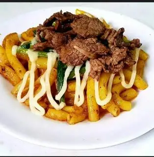 nui xào bò kèm cải ngọt  - 61.000 ₫ tại Trái Cây Cắt Sẵn - Ăn Vặt Nhà Cherry - Tân Mỹ