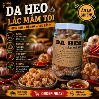 Da Heo ( Nhỏ ) Rim Mắm Tỏi Ớt - Tiệm Nhà Chíp - 69.000 ₫ tại Ăn Vặt Chíp Chíp - Mì Trộn, Cá Viên Chiên & Tóp Mỡ Da Giòn - Nguyễn Đình Chiểu
