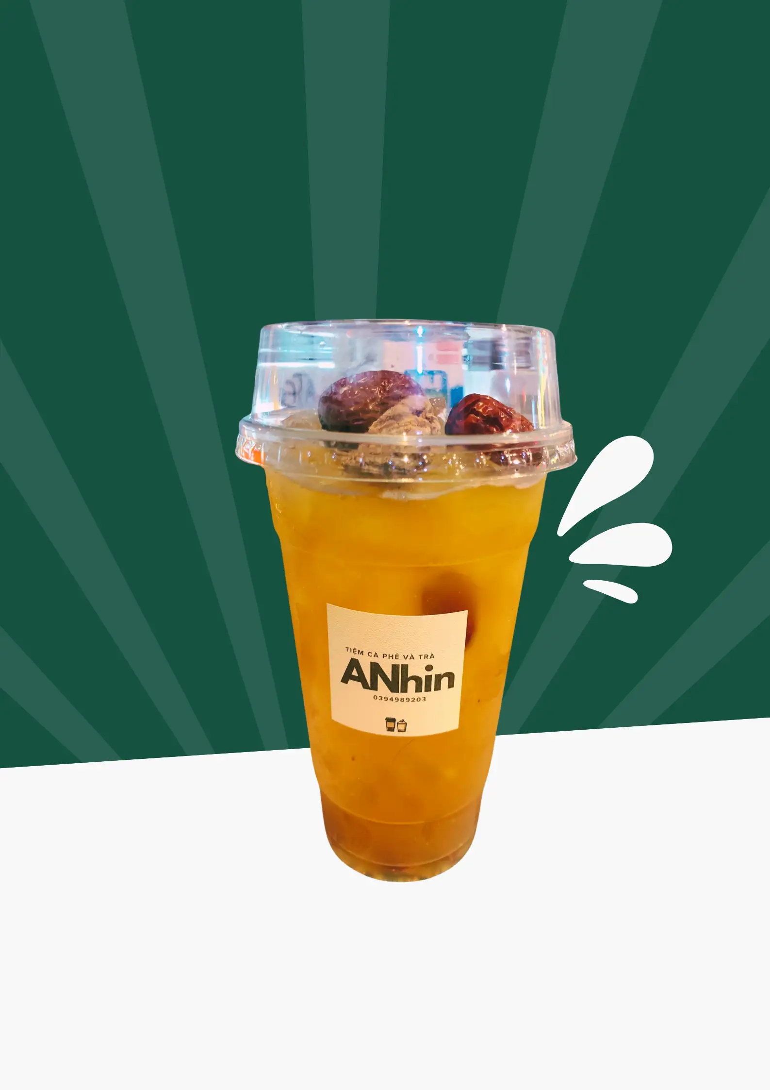 Trà cam xí muội - 38.000 ₫ tại An Nhin - Matcha Latte & Houjicha Latte - Nơ Trang Long