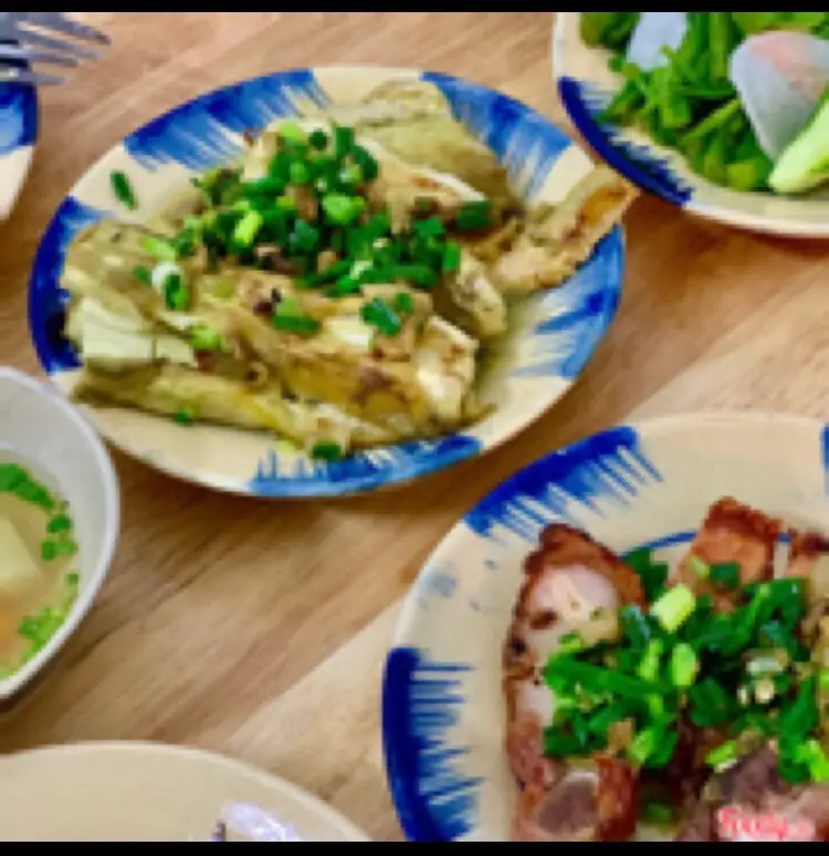 Hình ảnh Cà tím mỡ hành