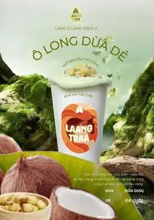 Hình ảnh Ô Long Dừa Dẻ (thay hạt sen bằng tc dẻo thủ công ạ)