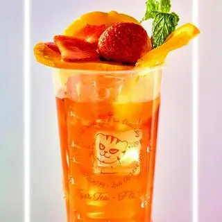 Trà cam dâu đào - 36.000 ₫ tại Tiger Tea - Trà Sữa & Trà Trái Cây Detox - Điện Biên Phủ