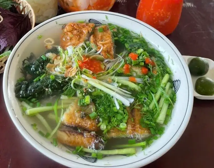 Bún cá rô đồng đặc biệt - 75.000 ₫ tại Khôi 168 - Bún Cá & Canh Cá Rô Đồng Quỳnh Côi Thái Bình - Tây Hòa