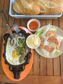 Hình ảnh steak sốt phô mai