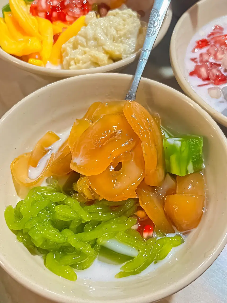 Hình ảnh chè Thốt Nốt mix bưởi trân châu 