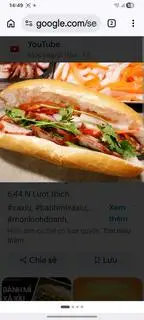 Hình ảnh bánh mì thịt xá xíu