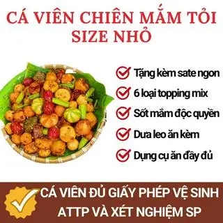 Cá viên chiên nước mắm MIX NHỎ - 85.000 ₫ tại Anna Food - Mì Trộn, Chân Gà Sốt Thái & Cá Viên Chiên - Vân Côi