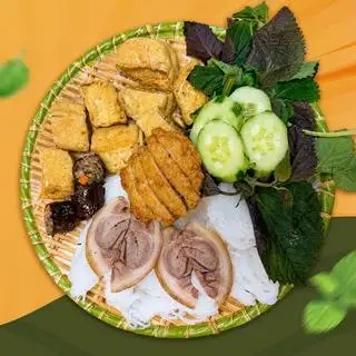 Hình ảnh Bún đậu, chả cốm, thịt chân giò, dồi sụn