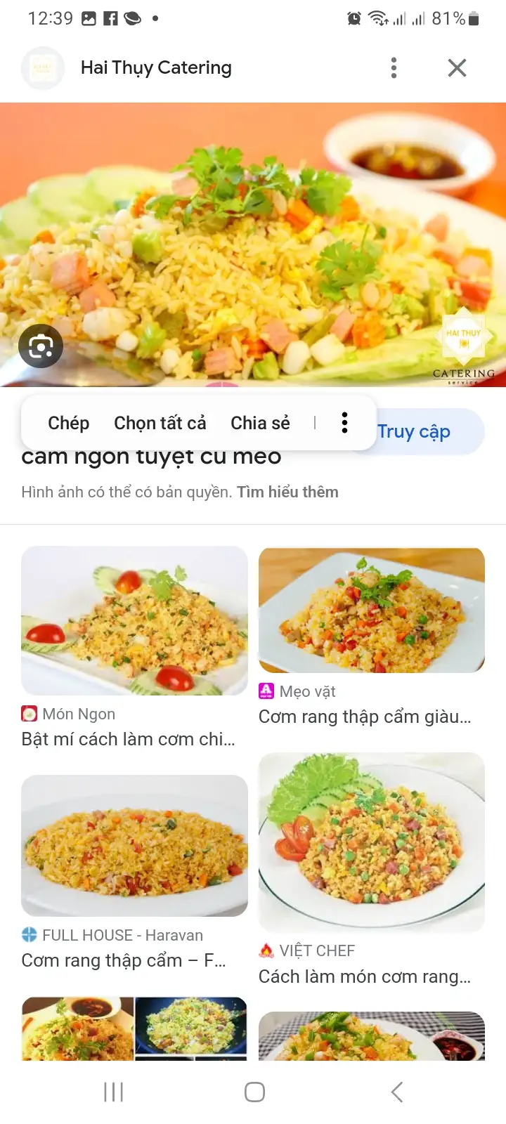 Hình ảnh Cơm chiên thập cẩm