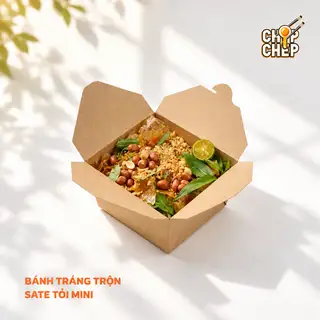 Hình ảnh Bánh Tráng Trộn Sa tế Tỏi - Size Mini