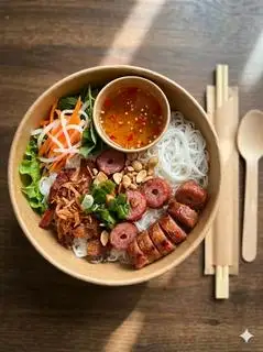 Hình ảnh Bún Thịt Nướng và Nem Nướng 