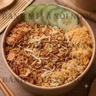Hình ảnh Xôi nóng ruốc hành