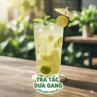 Hình ảnh Trà tắc Dưa lưới vàng
