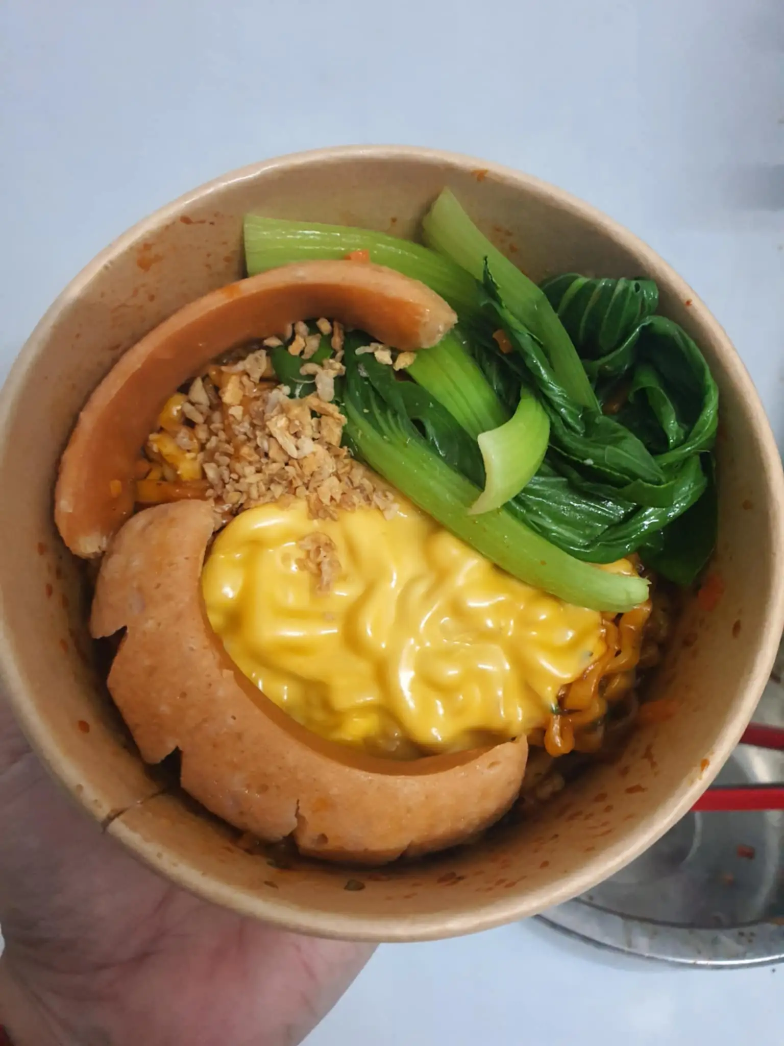 Mì cay samyang phô mai lát - xúc xích - 89.000 ₫ tại Mì Trộn Cay Phô Mai & Sa Tế 229 - Lê Quang Định