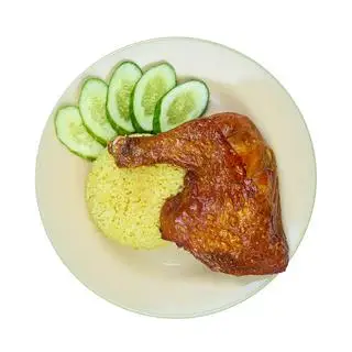 Hình ảnh Cơm gà quay đùi góc tư