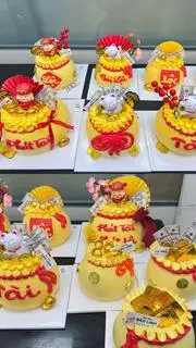 Hình ảnh  bánh kem thần tài size 22