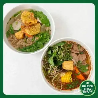 Hình ảnh Combo 1 hủ tiếu chay ( món nước) - 1 bún Huế chay