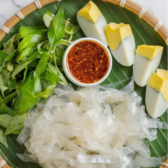 Bánh Tráng Chấm Đặc Biệt - 31.000 ₫ tại Bánh Tráng Trộn & Ăn Vặt Tiểu Thơ - Điện Biên Phủ