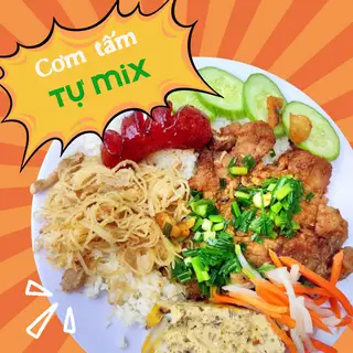 Hình ảnh Cơm tấm mix