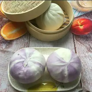 Hình ảnh Bánh bao nhân khoai môn