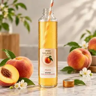 Hình ảnh Vivazz Balance - Nước trái cây có chất xơ và lợi khuẩn - vị Đào - 330 ml