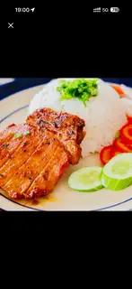 Cơm tấm sườn - 50.000 ₫ tại Cơm Tấm Long Xuyên Dì 7 - Cư Xá Vĩnh Hội
