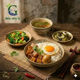 Hình ảnh CƠM THỊT KHO TRỨNG /RICE WITH MEAT WITH EGGS