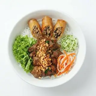 Bún thịt nướng chả giò - 53.000 ₫ tại Cơm Tấm - Bún Thịt Nướng An Chi - Âu Cơ