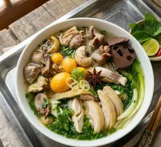 Hình ảnh Phở gà thập cẩm