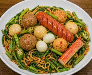 Mỳ trộn đặc biệt 59k ( Cay, Cay vừa, không Cay) - 59.000 ₫ tại Ăn Vặt Mlem - Huỳnh Tấn Phát