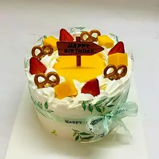 Hình ảnh Bánh sinh nhật phủ chanh leo