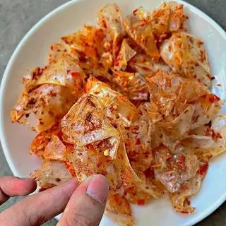 bánh tráng trộn dẻo sate cay - 20.000 ₫ tại Bánh Tráng Trộn, Chân Gà Sả Sốt Thái & Trà Sữa - Phạm Thế Hiển