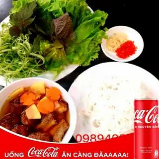 Hình ảnh Bún chả thịt nướng - 1 coca