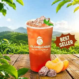 Trà Ô long Đào Xí Muội - Trà trái cây - 37.000 ₫ tại Ôlong Châu - Trà Sữa & Trà Trái Cây - Nguyễn Thị Minh Khai