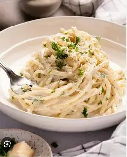 Mì Ý sốt kem /Cream sauce pasta - 119.000 ₫ tại Pasta Paradise - Nguyễn Thị Minh Khai