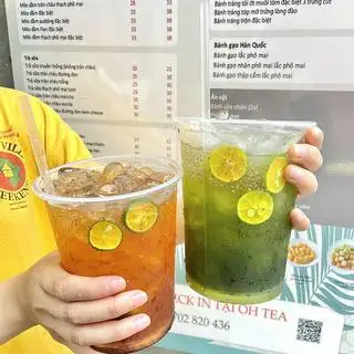 Trà tắc thái xanh hạt chia - 20.000 ₫ tại  Oh Tea - Trà Sữa & Bánh Tráng - Nguyễn Thượng Hiền