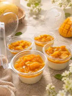 Panna cotta xoài - 1 hộp - 14.500 ₫ tại Chun Chin - Panna Cotta Trái Cây Tươi - Bùi Hữu Nghĩa