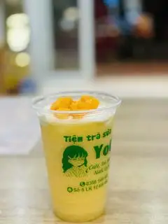 Hình ảnh trà xoài machiato 