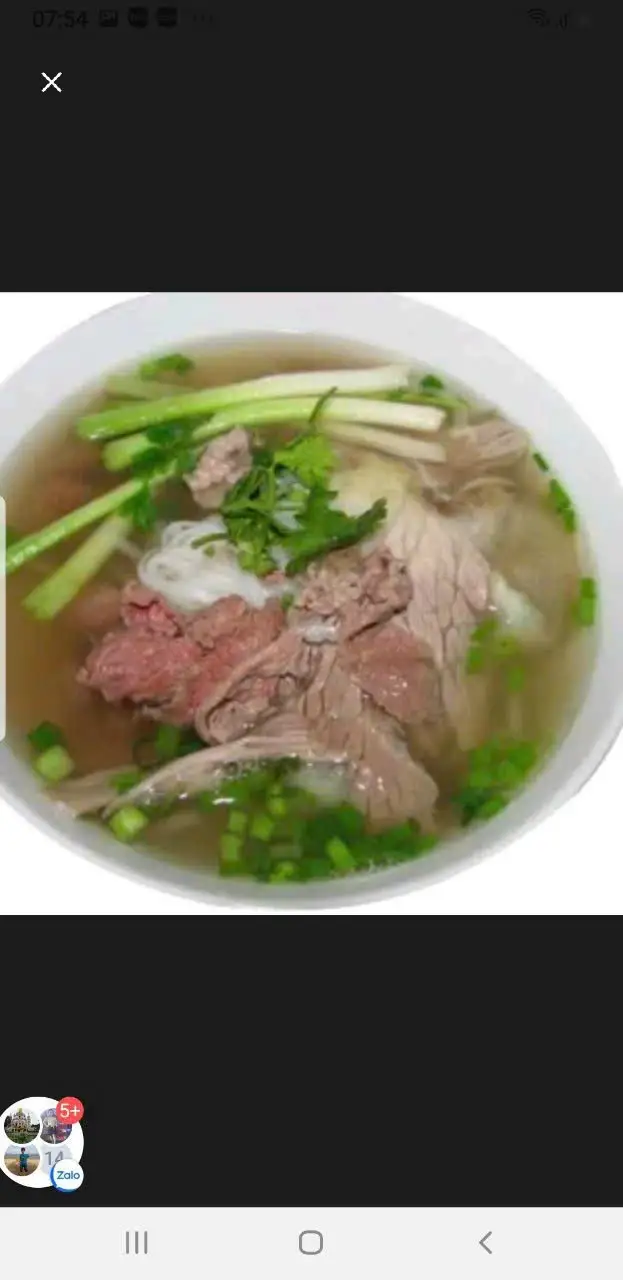 Hình ảnh phở tái nạm