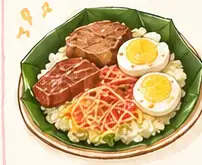 Hình ảnh Xôi pate trứng + 1 món mặn 