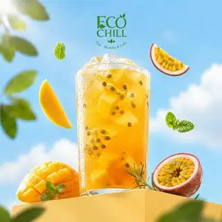 Trà Xoài Chanh Dây - 39.000 ₫ tại Trà Trái Cây Tươi, Matcha & Cafe EcoChill - Chung Cư EcoGreen