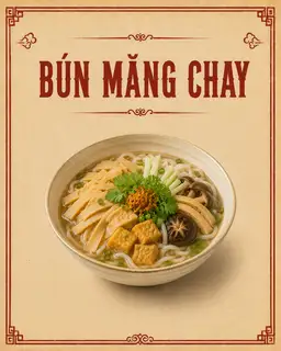 BÚN MĂNG CHAY - 48.000 ₫ tại Chay 757 - Hủ Tiếu Chay & Bún Riêu Chay - Vườn Chuối