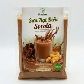 Hình ảnh Sữa hạt óc chó mix socola
