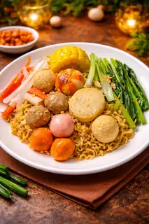 Mì trộn cá viên - 49.500 ₫ tại Chân Gà - Ăn Vặt Dzô Dzô