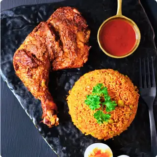 Cơm Gà ĐÙI TO sốt ĐẶC BIỆT - 69.000 ₫ tại Cơm Gà & Cơm Tấm Sườn Vạn Phúc - Đinh Thị Thi