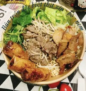 Hình ảnh Bún trộn đặc biệt xá xíu